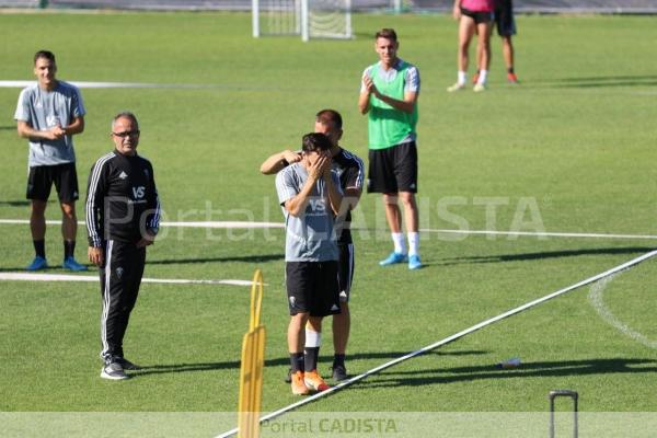 Iza Carcelén abandonando el entrenamiento / Trekant Media