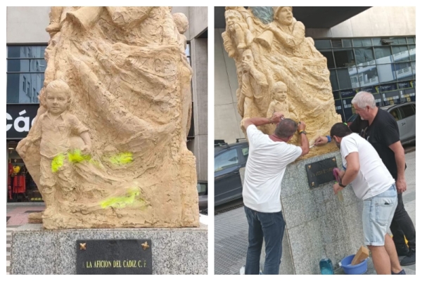 monumento cadizcf vandalizado