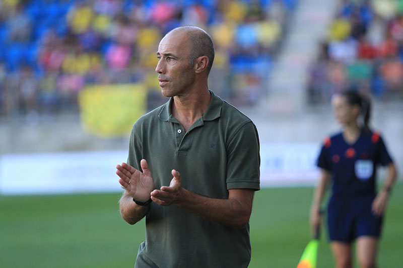 Calderón durante el partido ante La Roda / Trekant Media