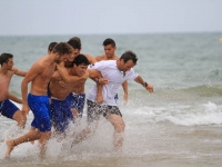 Entrenamiento en la Playa de La Victoria (29/07/2014)